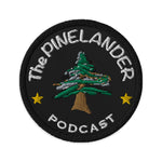 The Pinelander Podcast Embroidered Patch