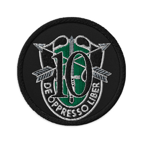 10th SFG Embroidered Patch
