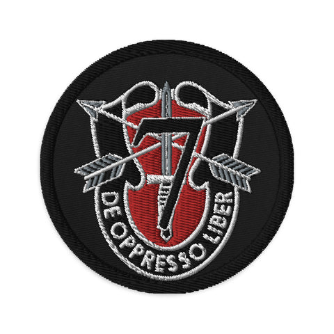 7th SFG embroidered patch